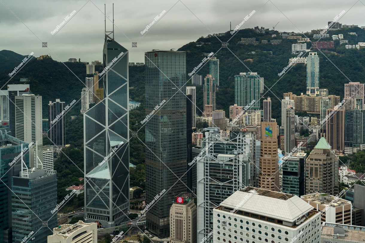 View of Financial related high-rise building, Central, No.4