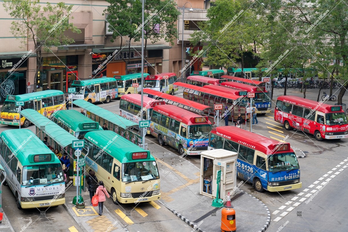 View of Mini bus Terminal, Fanling, No.1