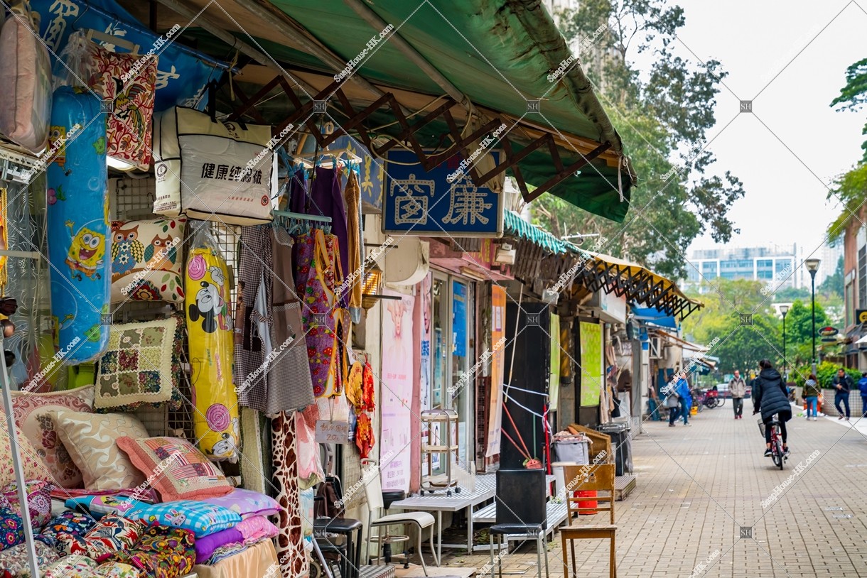 View of Street markets, Fanling