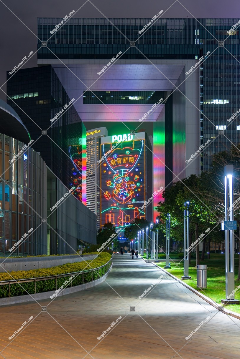 Chines new year night view, Central Government Offices, Admiralty, No.2