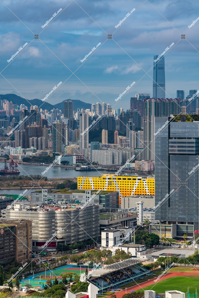 View of Buildings, Kowloon Bay to Kowloon Peninsula, No.1