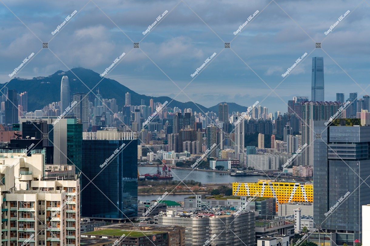 View of Buildings, Kowloon Bay to Kowloon Peninsula, No.2
