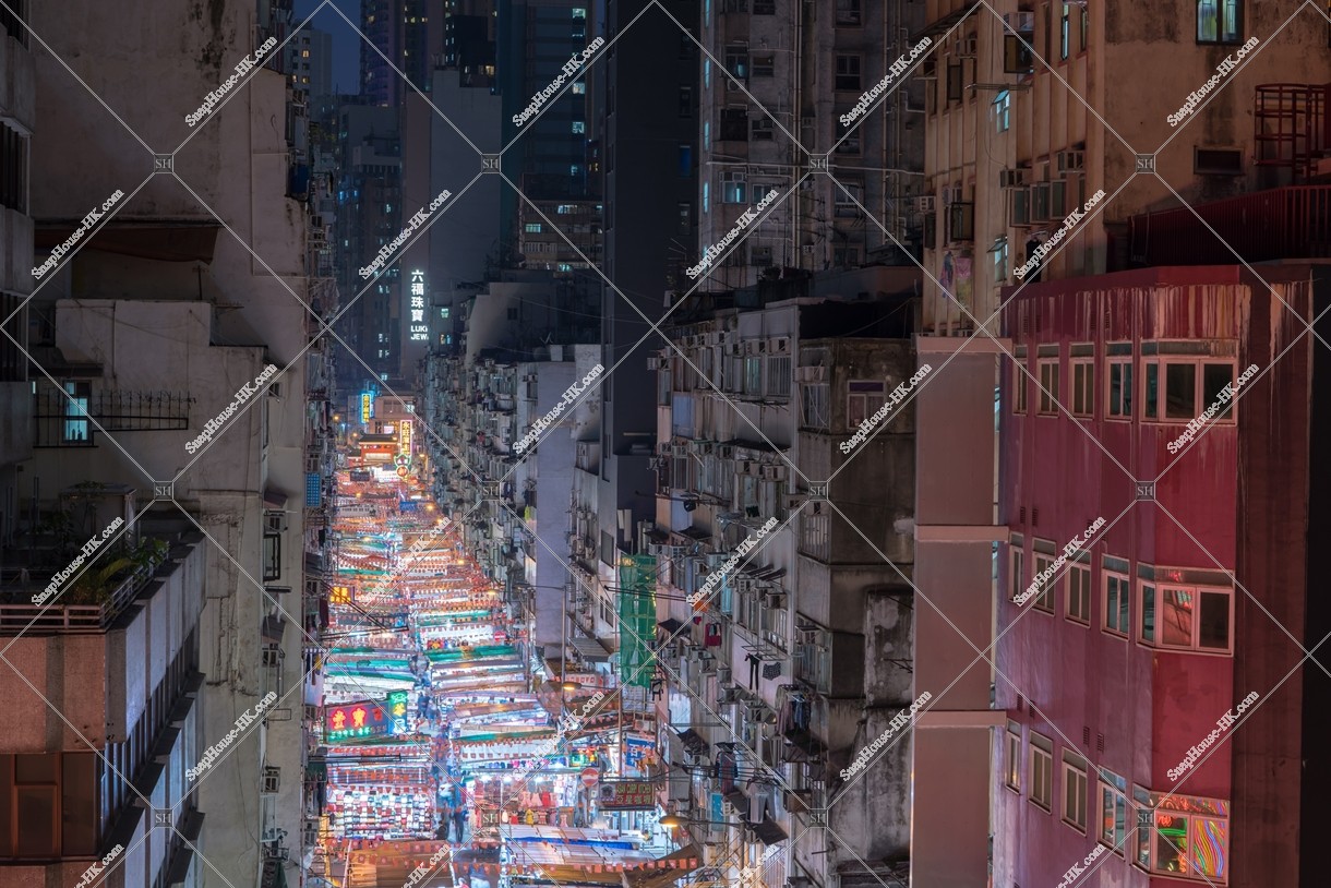 Stalls in the Temple Street (Men's street) , No.3