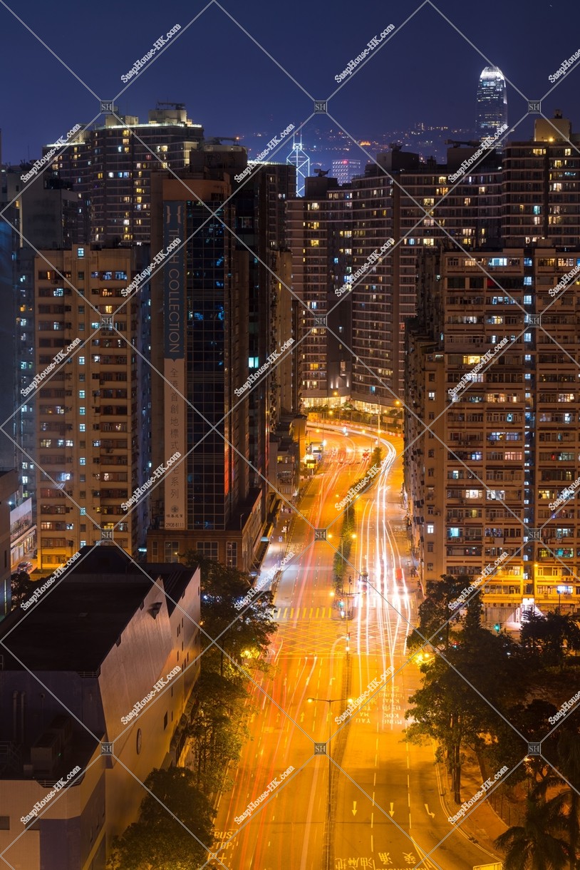 Night View of Ferry Street, No.1