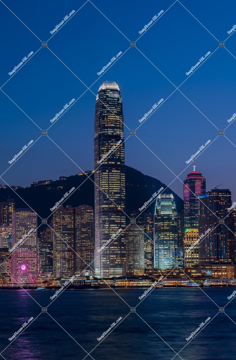 Night View of Central from Tsim Sha Tsui, No.3