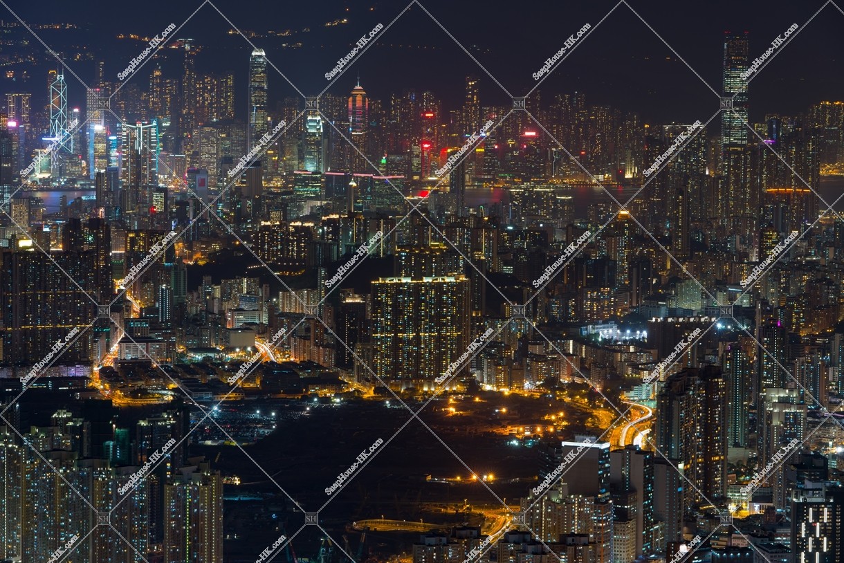 View of Kowloon Peninsula and Hong Kong Island, No.4