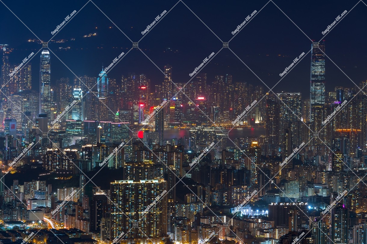 View of Kowloon Peninsula and Hong Kong Island, No.5