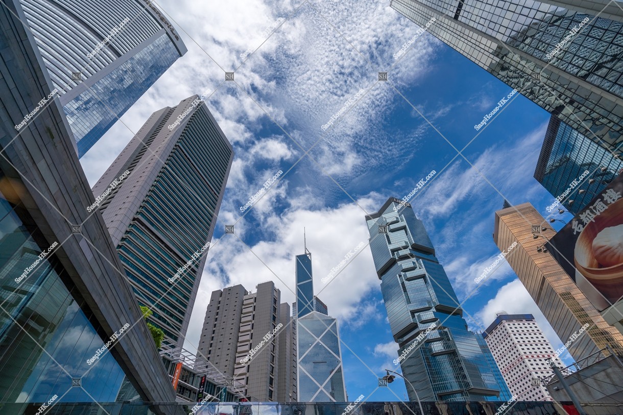 View of skyscrapers at Admiralty