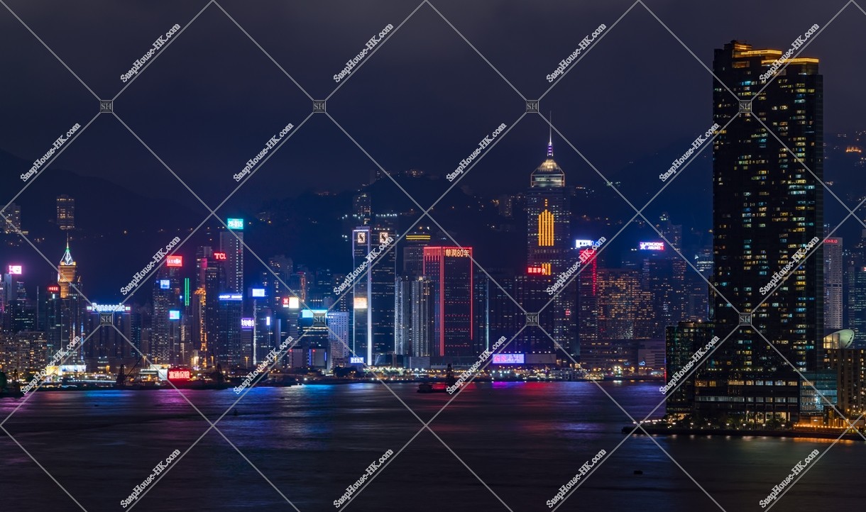 Night View of Wan Chai