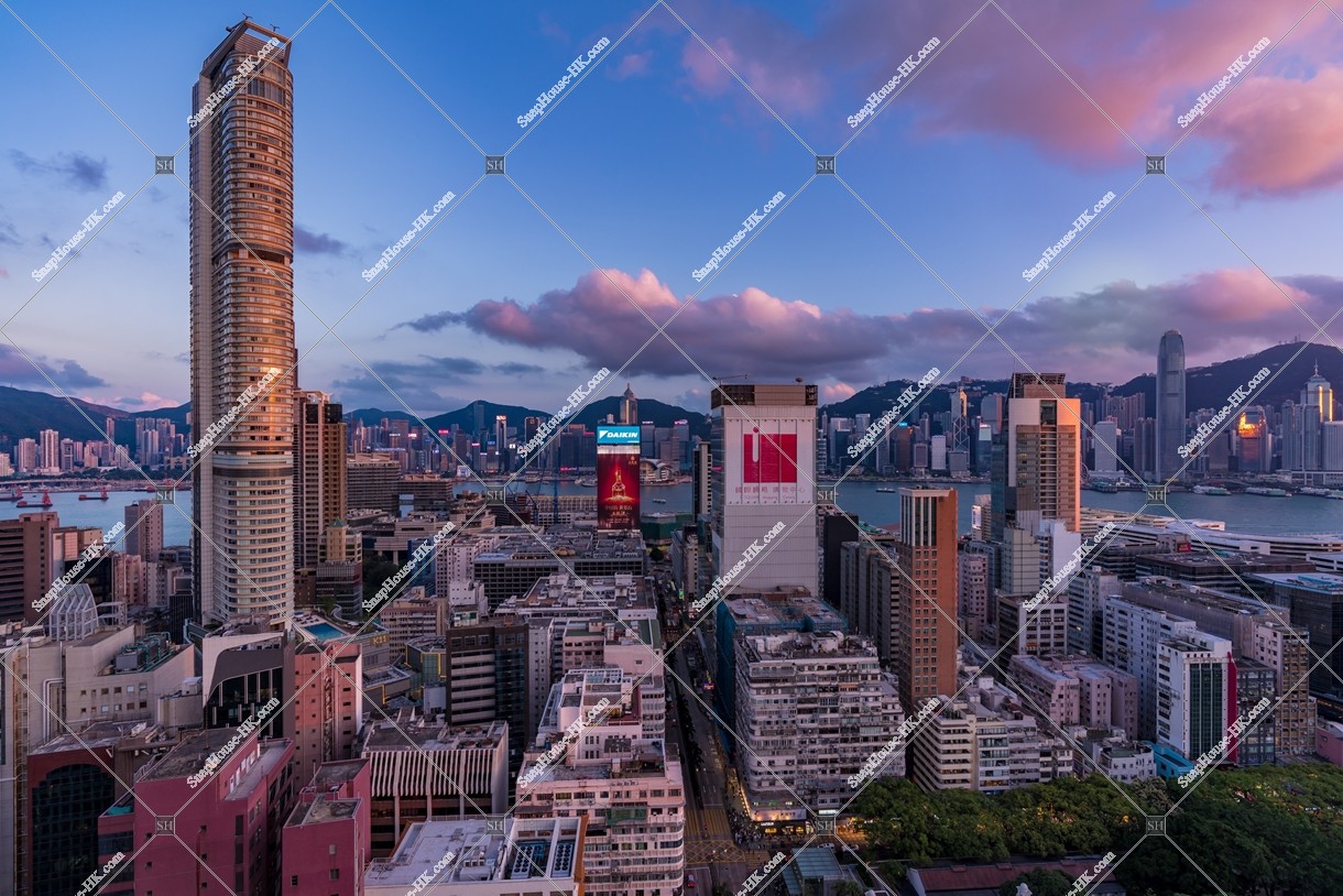 Evening scene of Tsim Sha Tsui and Hong Kong Island No.3