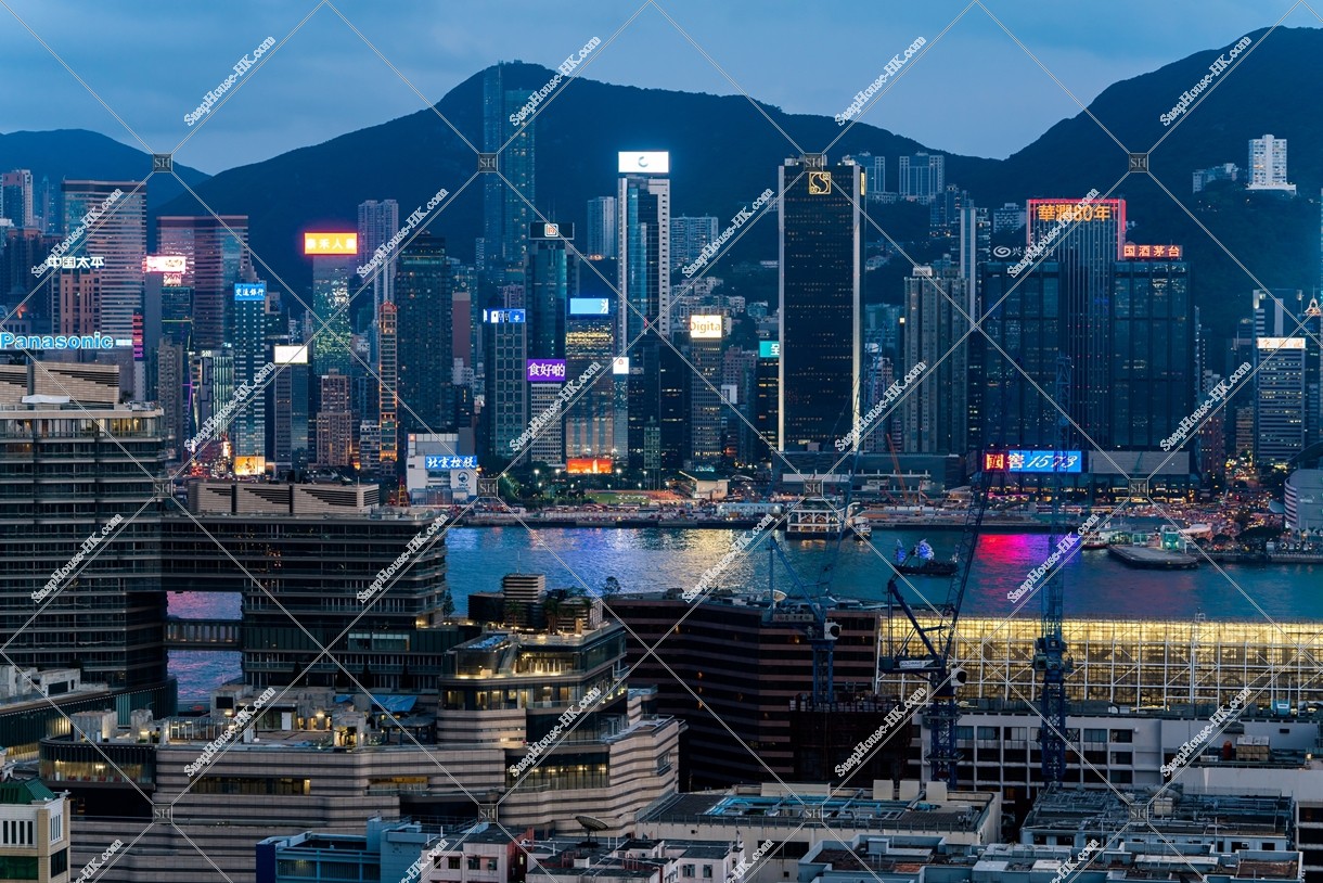 Evening scene of Tsim Sha Tsui and Wan Chai No.3