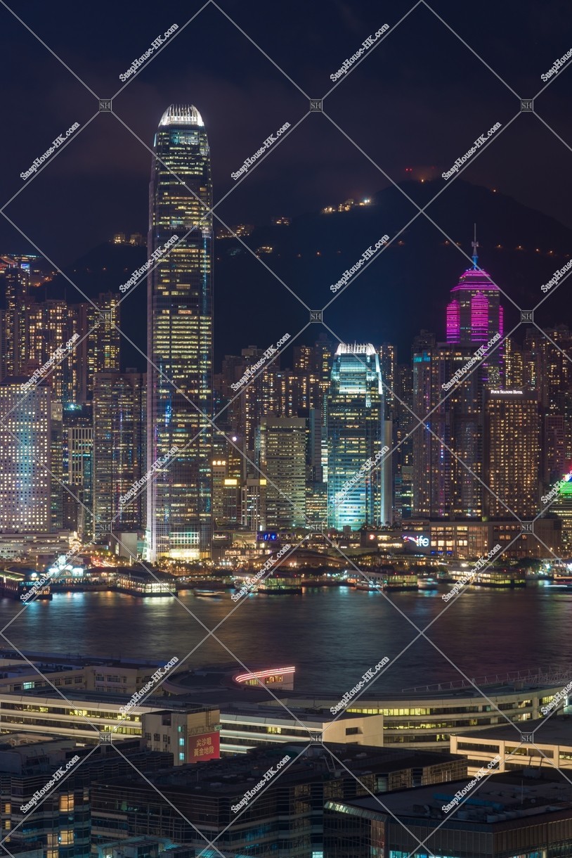 Night view of Central from Tsim Sha Tsui, No.3