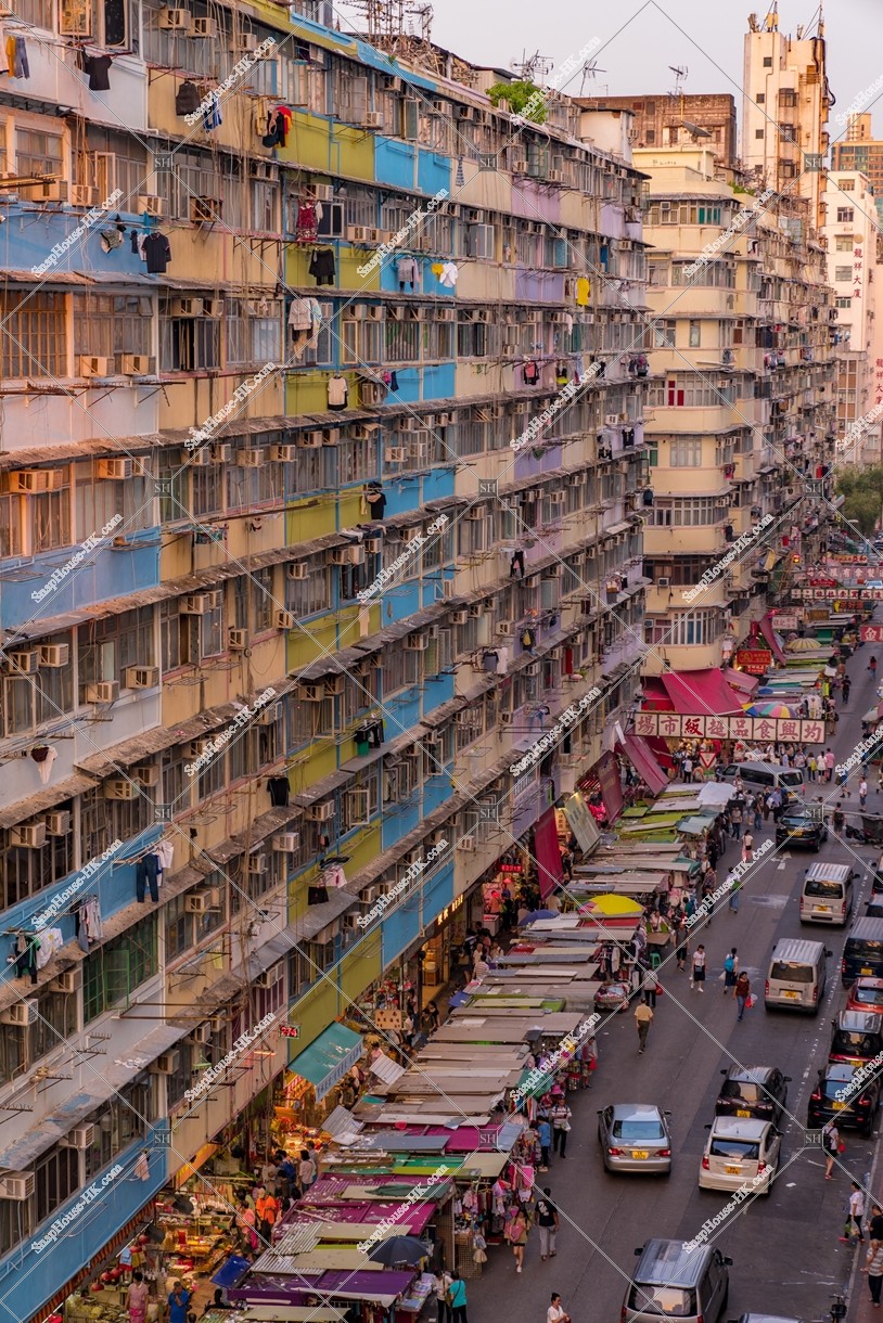 Street view of Sham Shui Po and Outdoor Market, No.2
