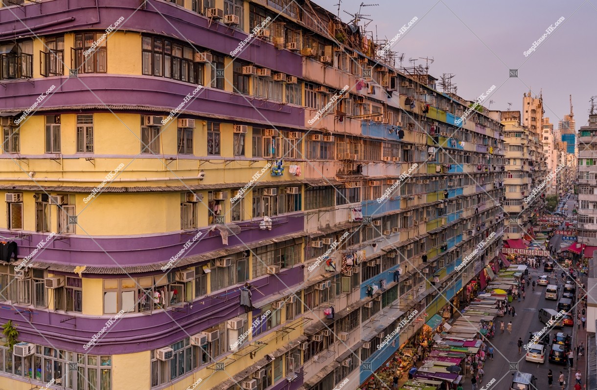 Street view of Sham Shui Po and Outdoor Market, No.4