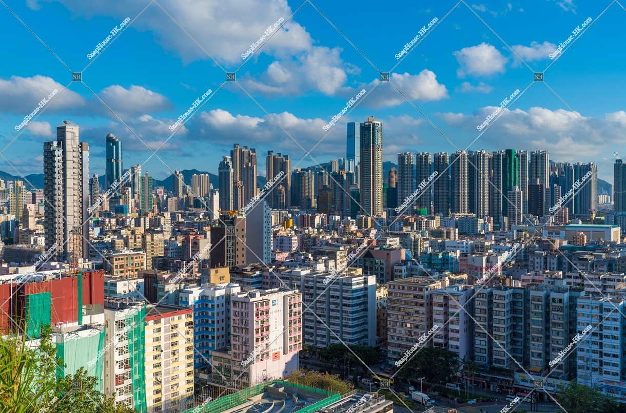 Skyline view of Sham Shui Po, No.2