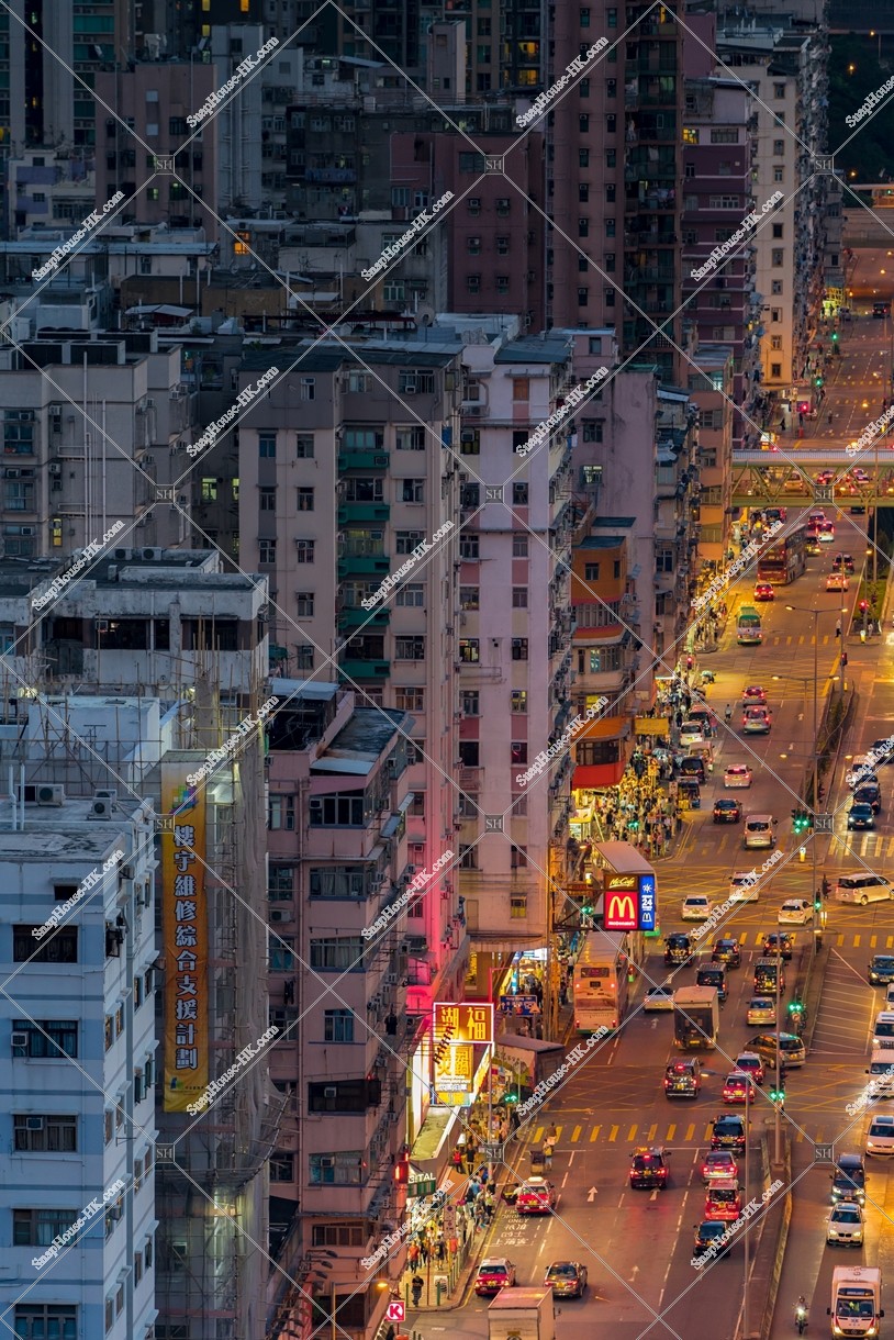 Night view of Yen Chow Street, Sham Shui Po, No.1