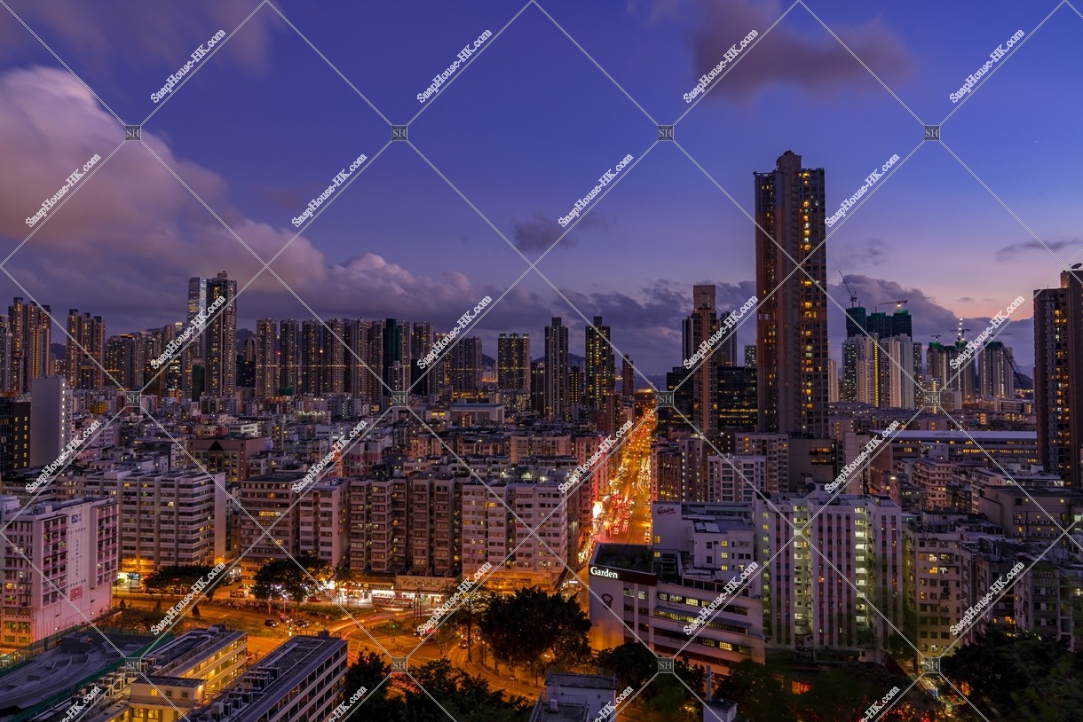 Night view of Sham Shui Po, No.5