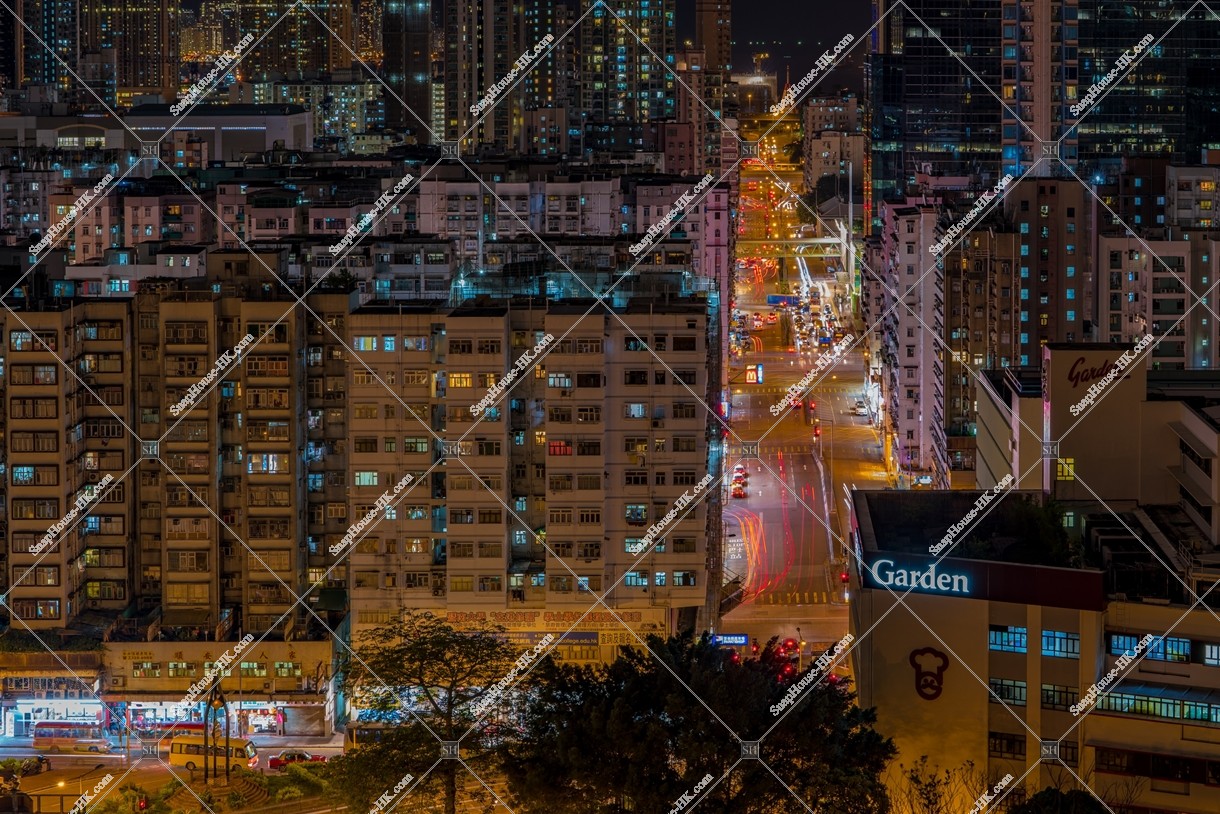 Night view of Sham Shui Po, No.18