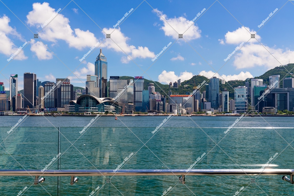 Skyline view of Wan Chai from Tsim Sha Tsui, No.1