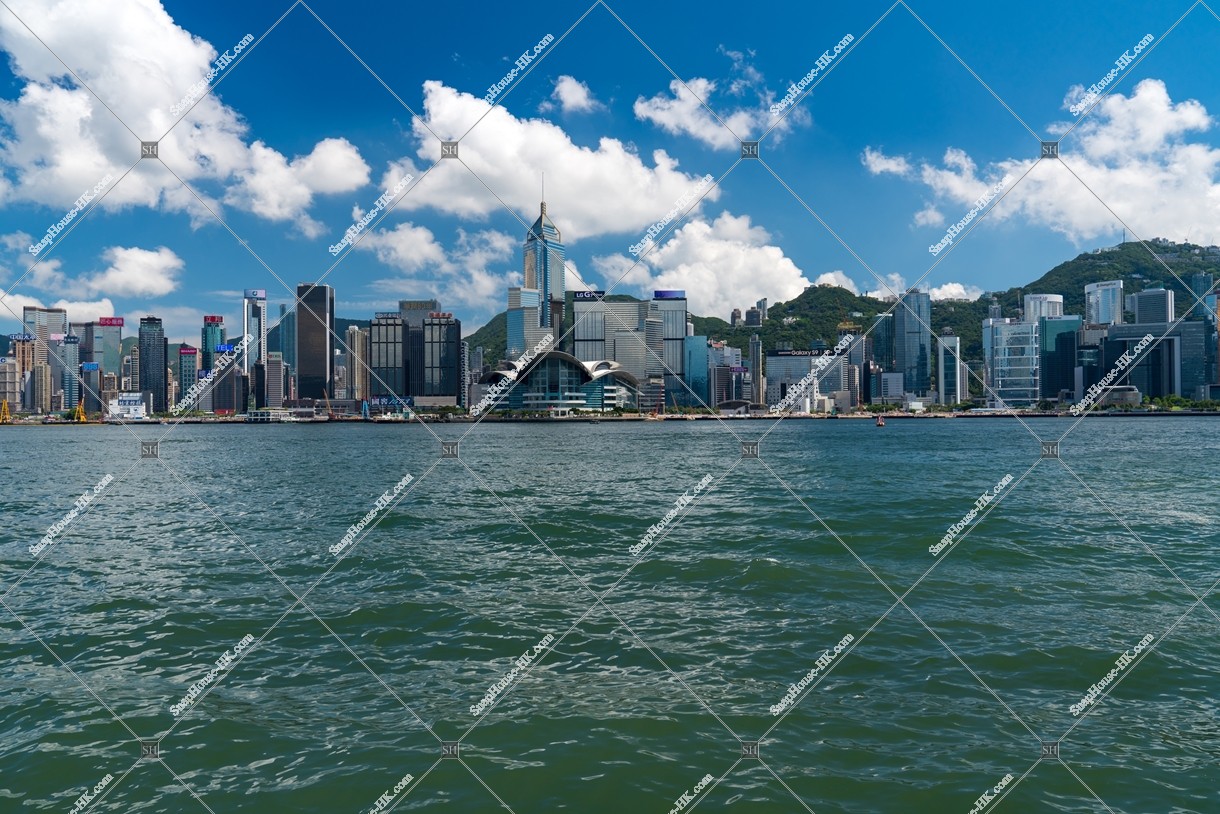 Skyline view of Wan Chai from Tsim Sha Tsui, No.4