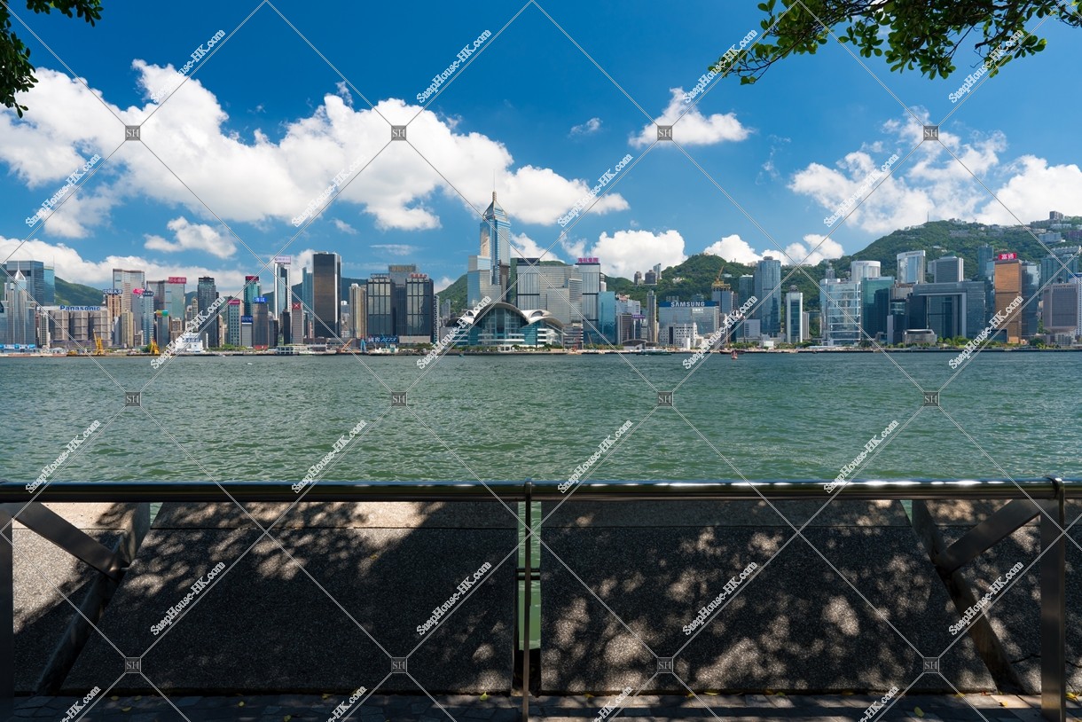 Skyline view of Wan Chai from Tsim Sha Tsui, No.6