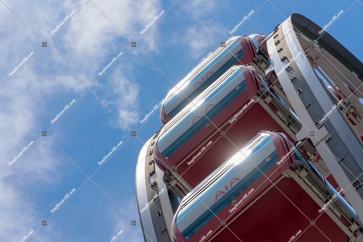 Gondolas of Hong Kong Observation Wheel, No.2