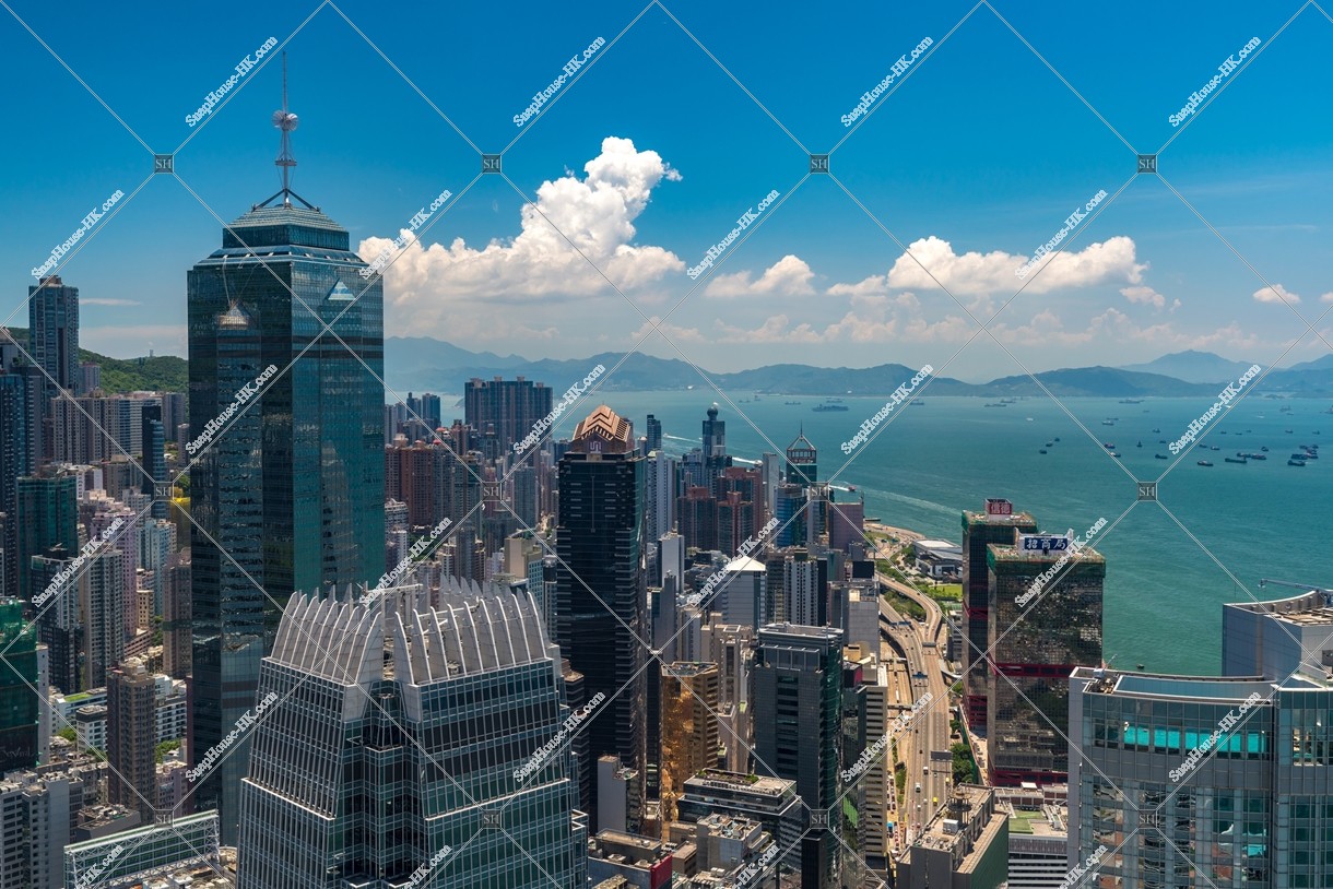 View of skyscrapers, Sheung Wan, No.2