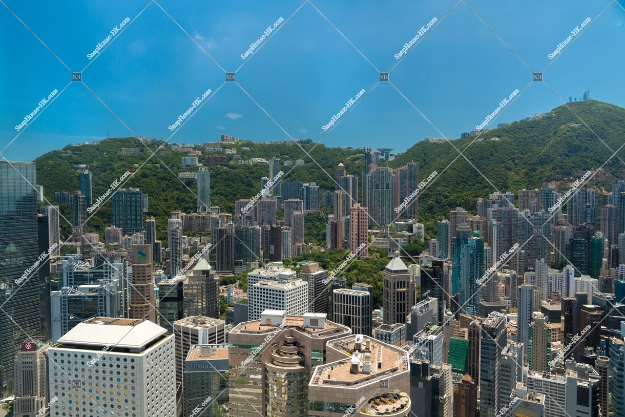 View of skyscrapers, Central, No.1