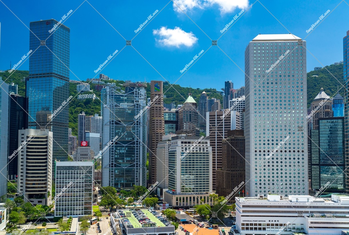 View of skyscrapers, Central, No.4