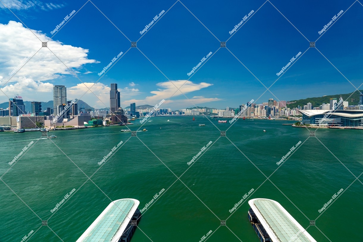 View of Victoria Harbour from Central