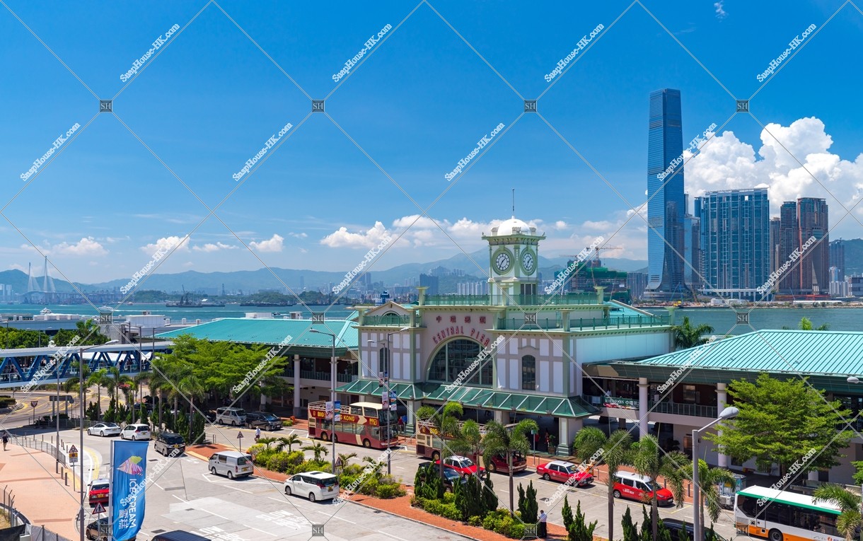 View of Central Ferry Piers, No.4
