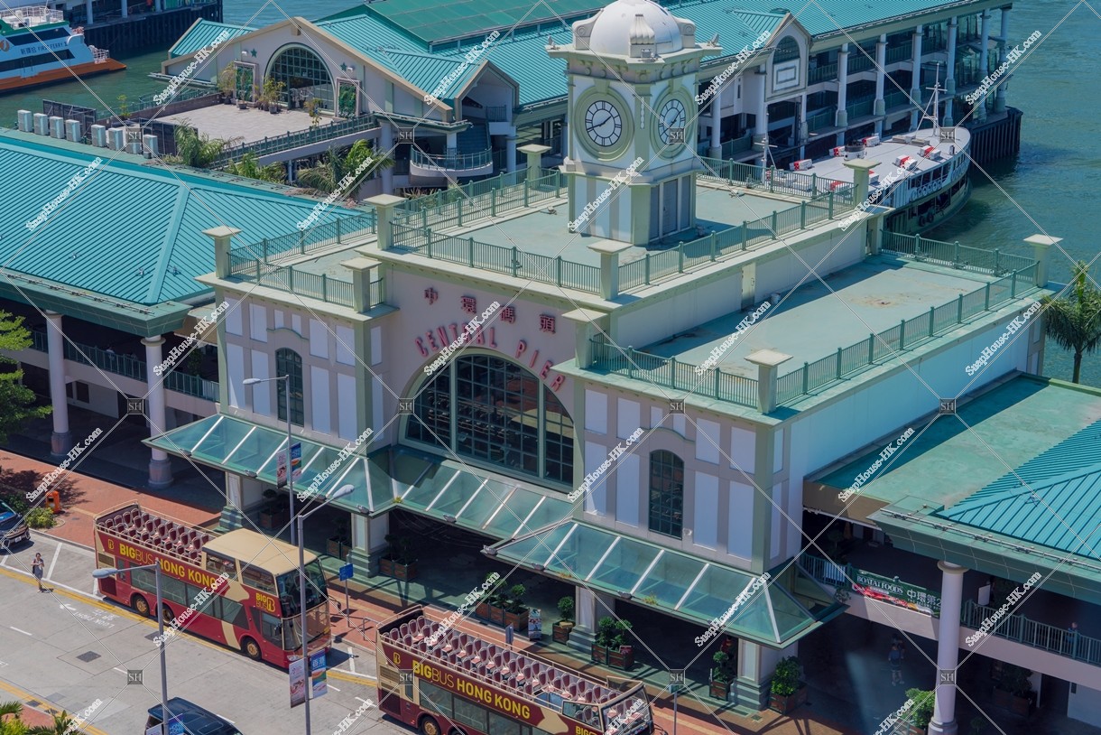 View of Central Ferry Piers, No.7