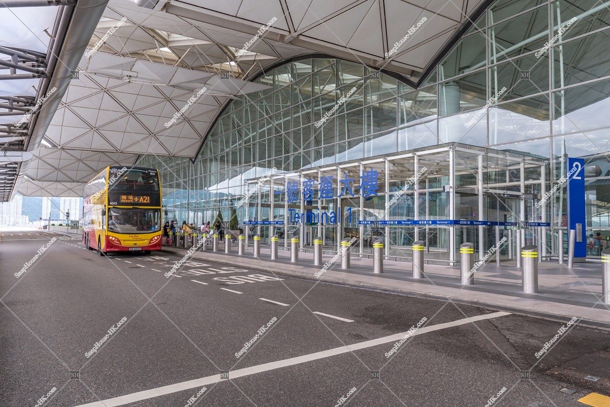 View of Terminal 1, Hong Kong International Airport, No.6