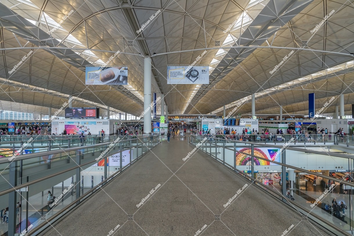 View of Terminal 1, Hong Kong International Airport, No.7