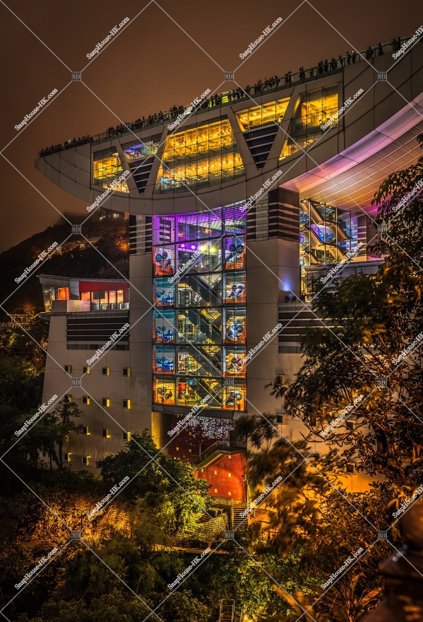 Night View of The Peak Tower, No.2