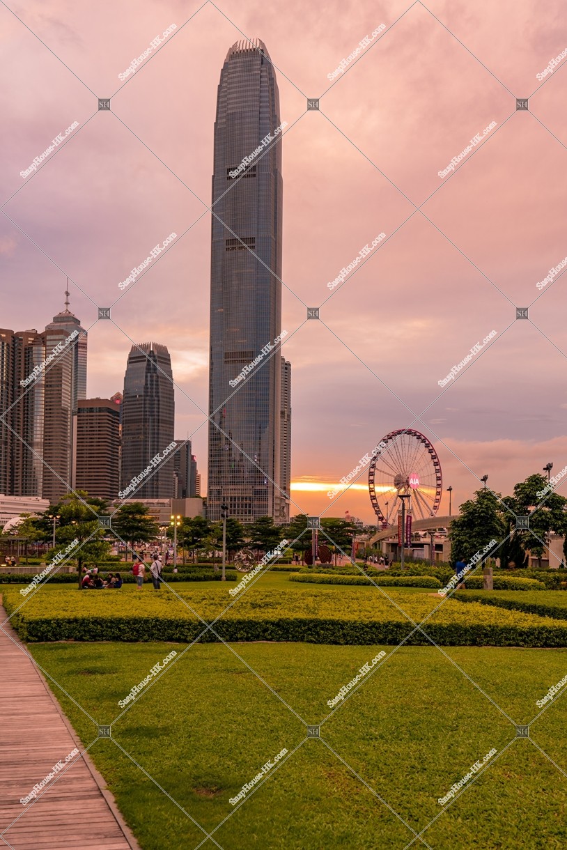 Sunset view of Central, No.2