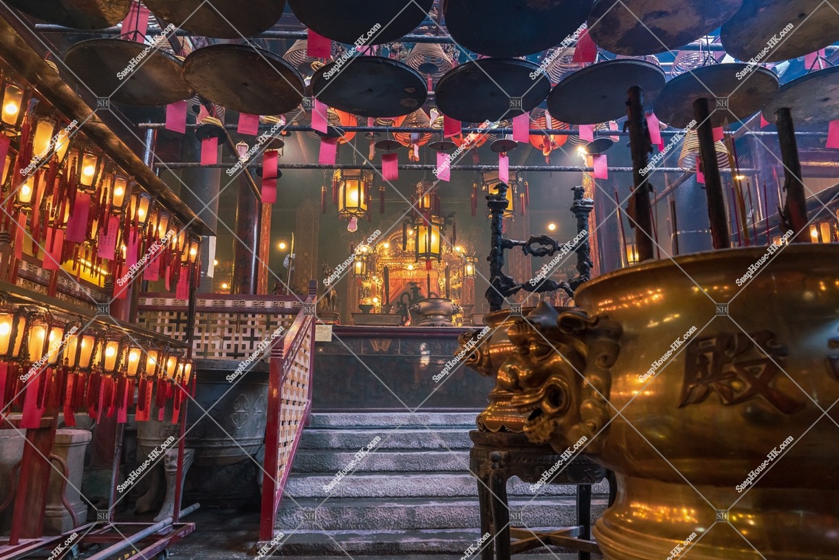 Interior of Man Mo Temple, Sheung Wan, No.1