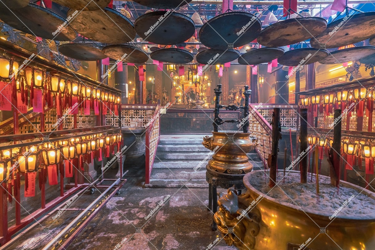 Interior of Man Mo Temple, Sheung Wan, No.2