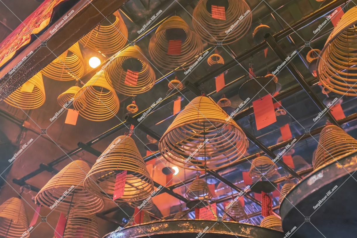 Interior of Man Mo Temple, Sheung Wan, No.5