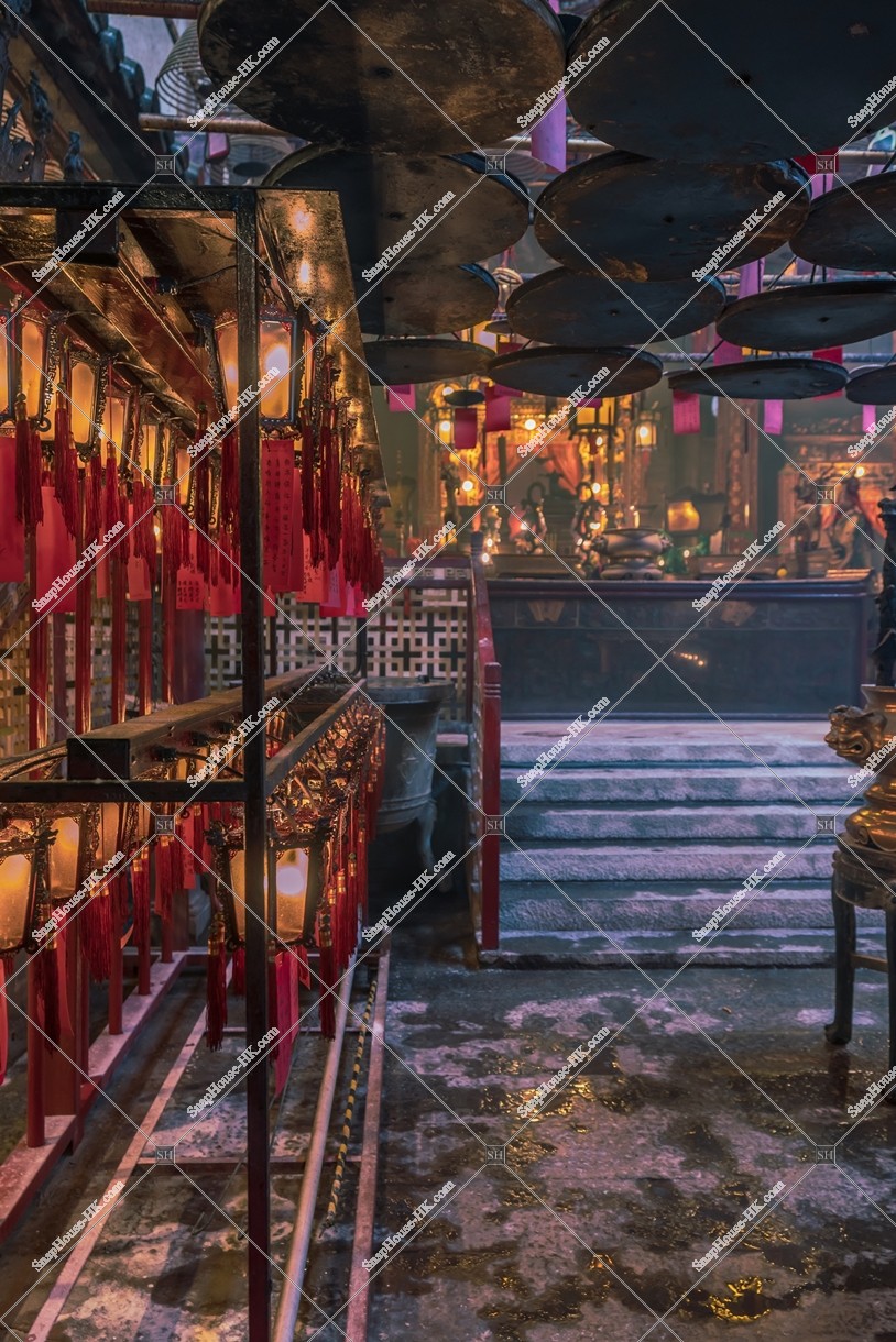 Interior of Man Mo Temple, Sheung Wan, No.7