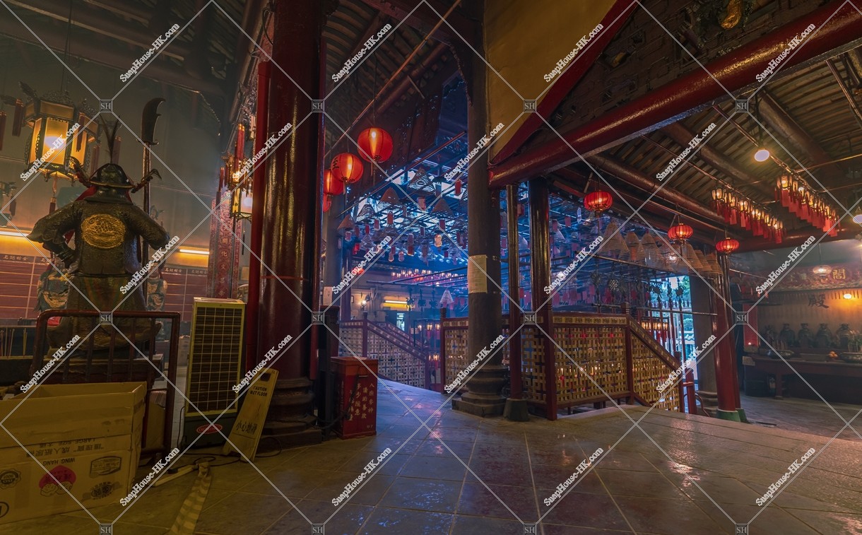 Interior of Man Mo Temple, Sheung Wan, No.8