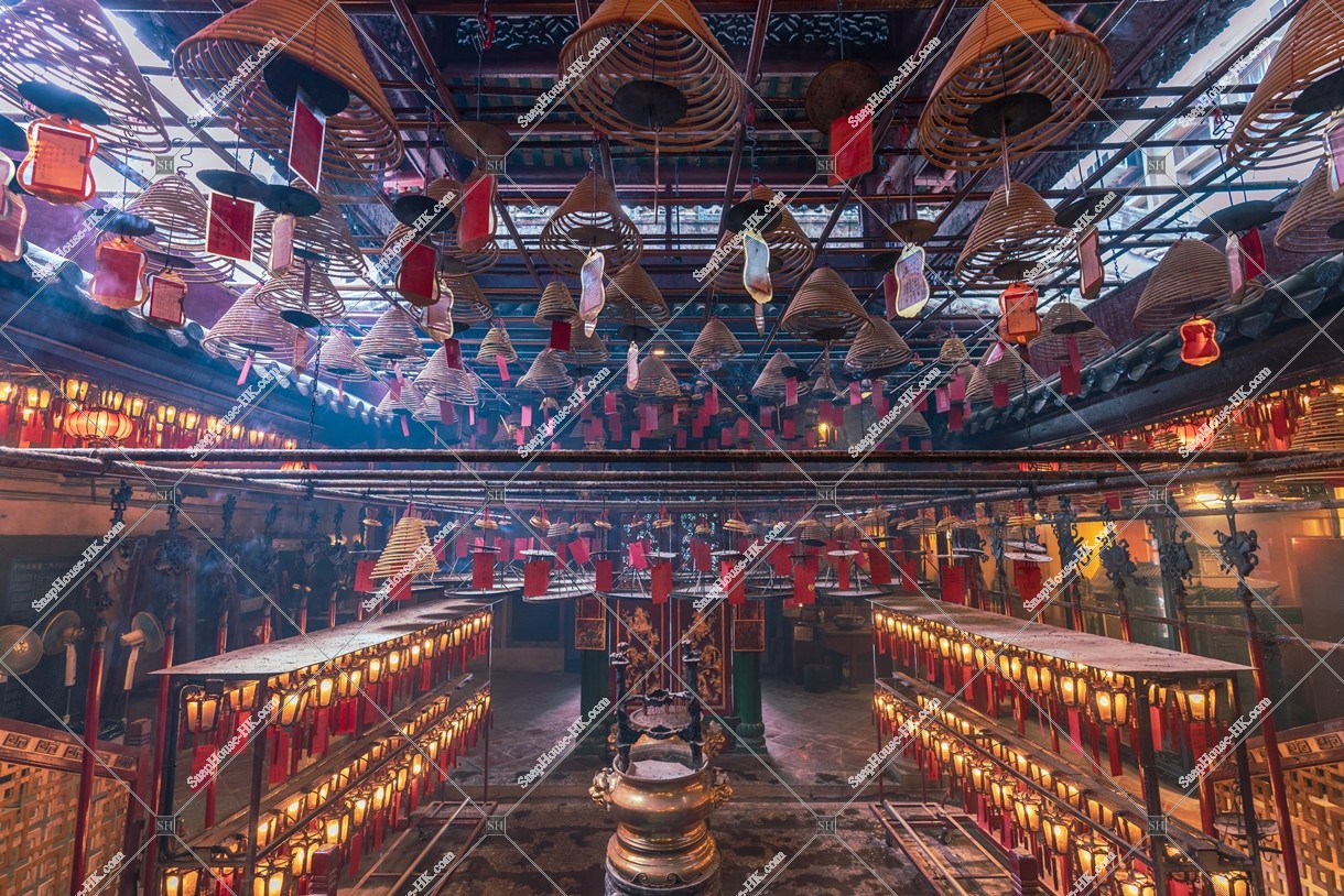 Interior of Man Mo Temple, Sheung Wan, No.11