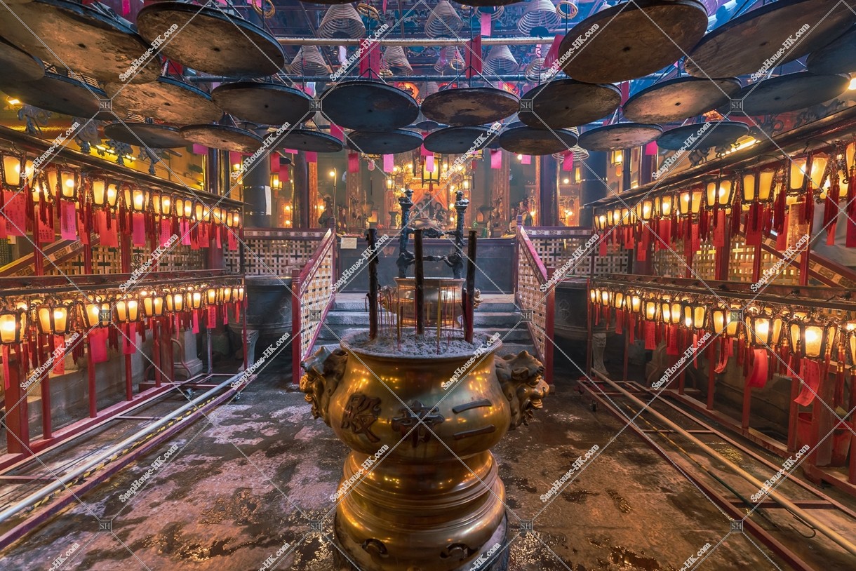 Interior of Man Mo Temple, Sheung Wan, No.13