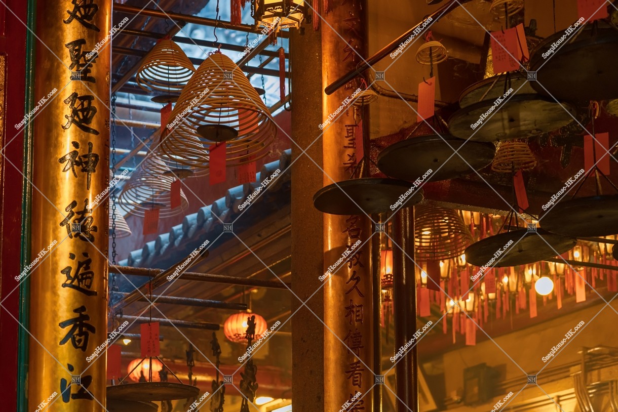 Interior of Man Mo Temple, Sheung Wan, No.18