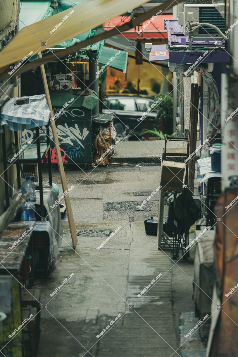Street view of Sheung Wan in the morning, No.3