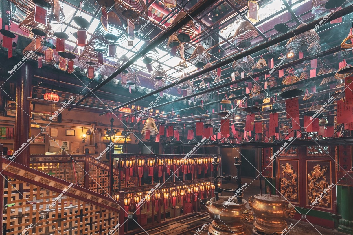 Interior of Man Mo Temple, Sheung Wan, No.19