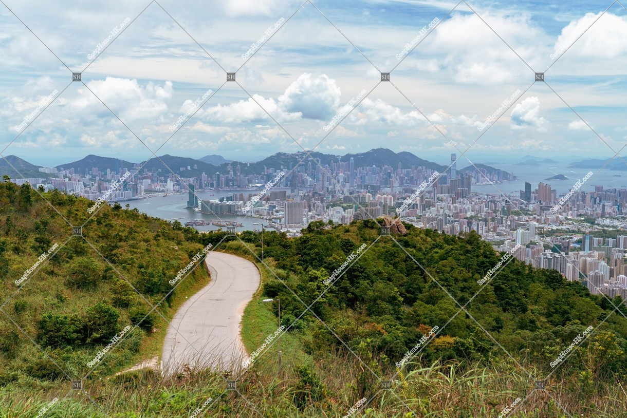 View of Hong Kong from Kowloon Peak, No.9