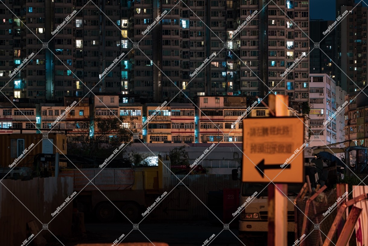 Night view of To Kwa Wan, No.2