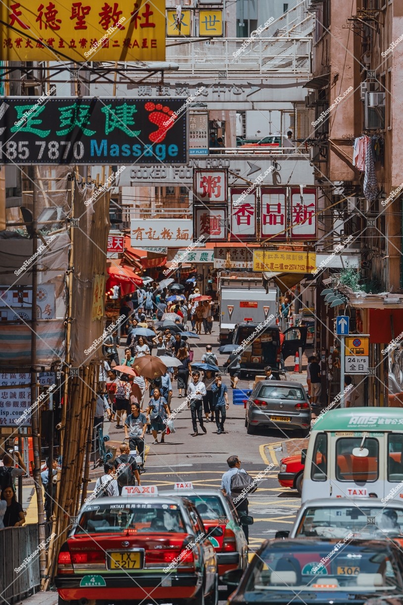 View of Nostalgic Street, Wan Chai