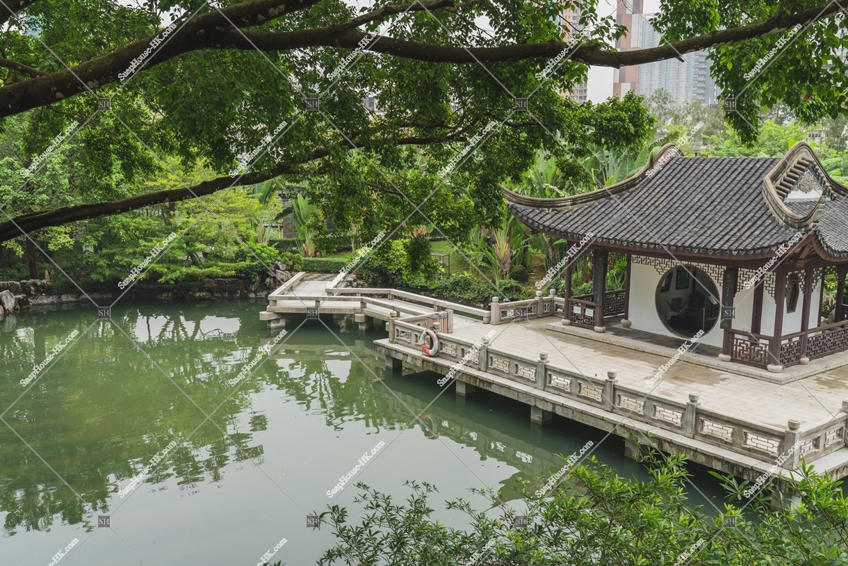 Lung Nam Pavilion in Kowloon Walled City Park, No.5